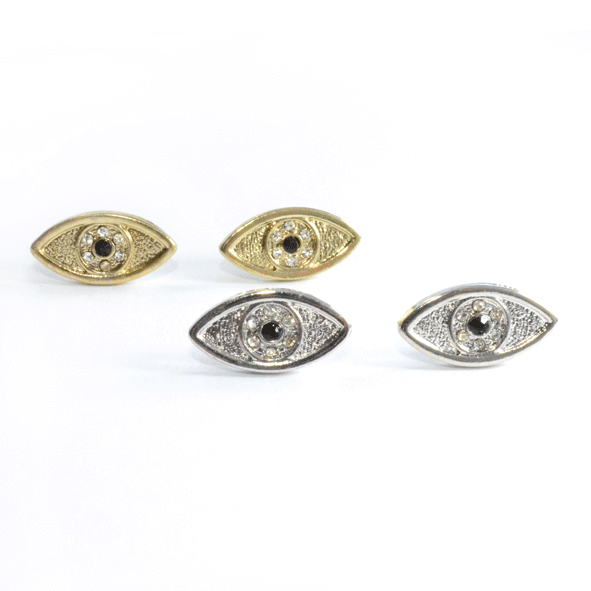 CRYSTAL EYE EARRINGS - product image