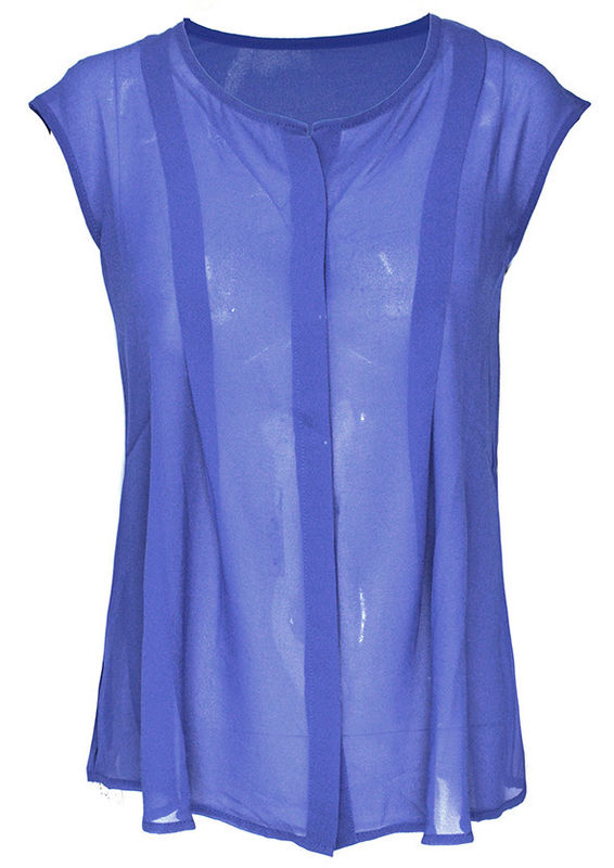 NAVY DARTED TOP - product image