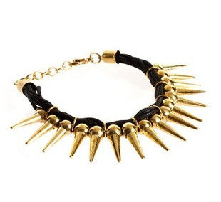 MULTI SPIKE WITH ROPE BRACELET - product images