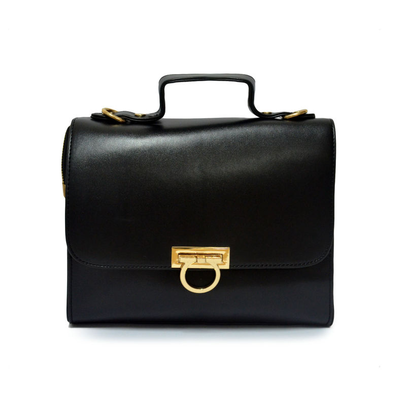 MINIMAL PU LEATHER SHOULDER BAG - product image
