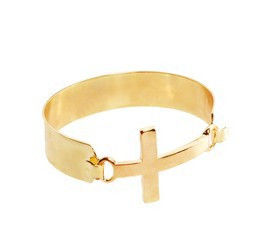 METAL CROSS BRACELET - product image