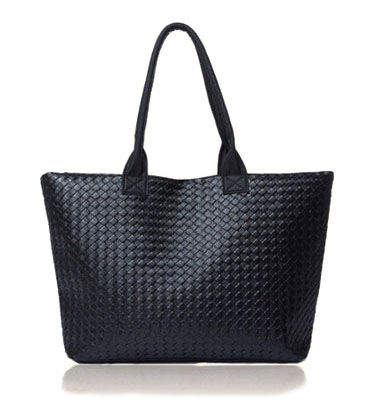 WEAVED PU LEATHER SHOULDER BAG - product image
