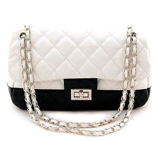 TWO TONE QUILTED BAG - product image