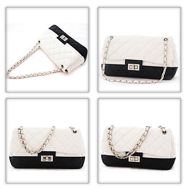 TWO TONE QUILTED BAG - product image