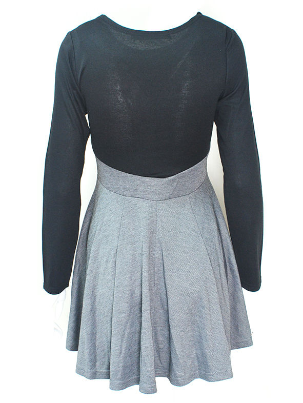 TWO TONE MONO DRESS - product image