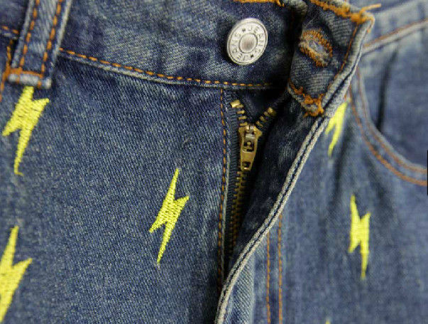 THUNDER BOLT DENIM SHORTS - product image