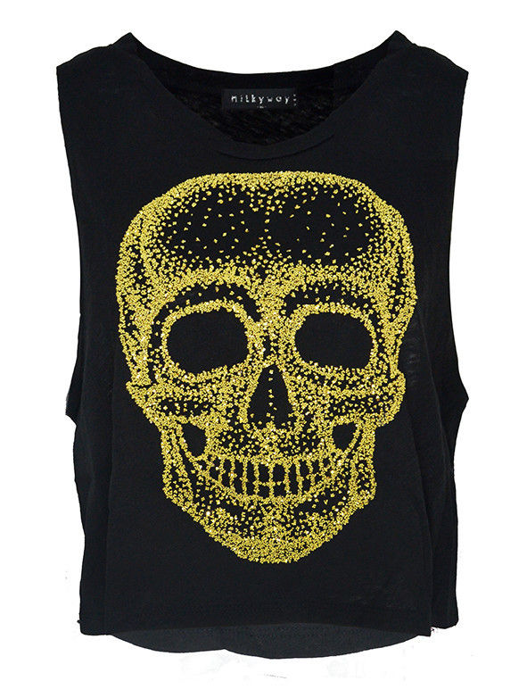 TEXTURED SKULL TOP - product image