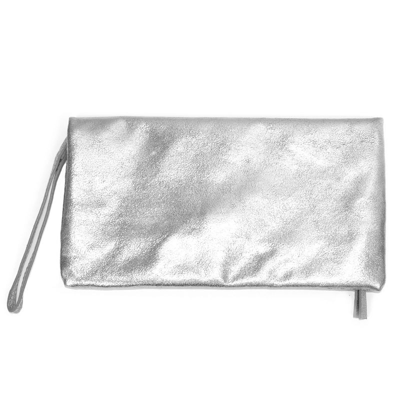 STUDDED CRACK TEXTURE CLUTCH BAG - product image