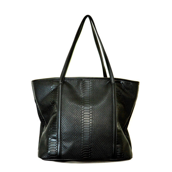 SNAKE SKIN SHOPPER BAG - product image