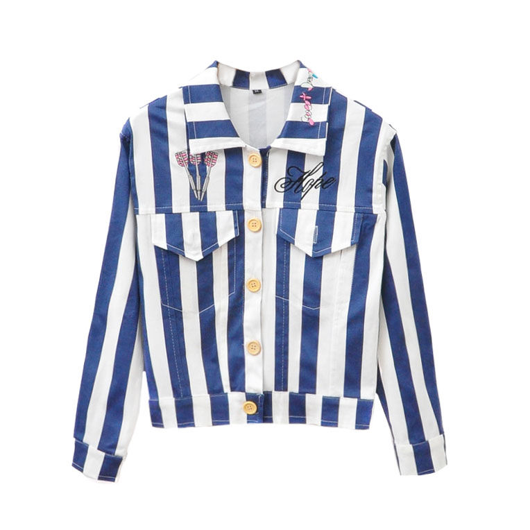 STRIPES PATTERN DARTS PRINTS SHIRT - product image