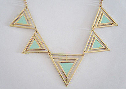 MULTI TRIANGLE PENDANT NECKLACE - product image