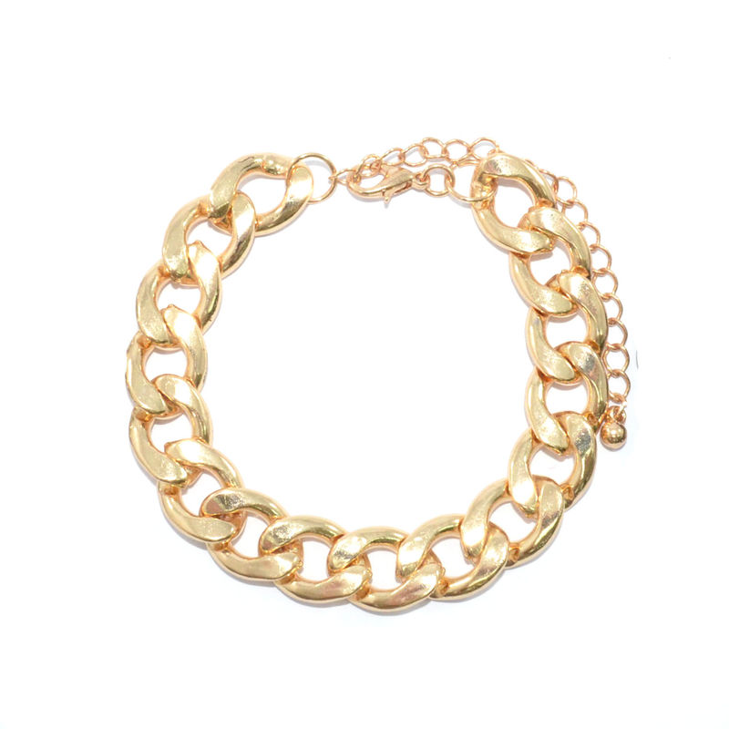METALLIC CHUNKY CHAIN BRACELET - product image
