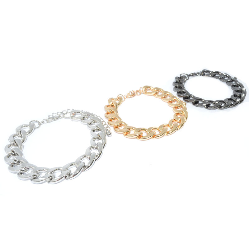 METALLIC CHUNKY CHAIN BRACELET - product image