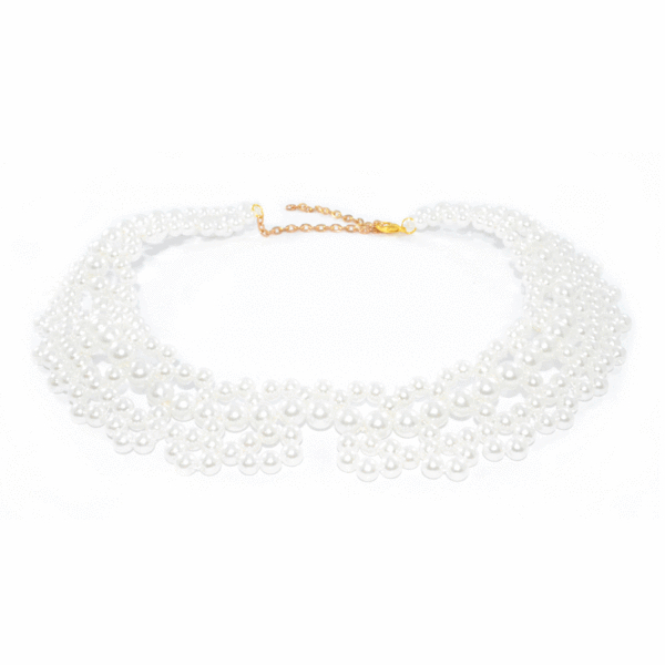 PEARL ROUND COLLAR NECKLACE - product image
