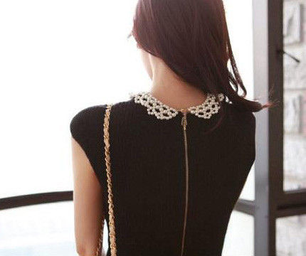PEARL ROUND COLLAR NECKLACE - product image