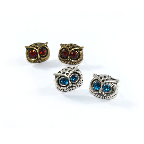 Vintage Crystal Eye Owl Earrings Rings Tings Online Fashion Vintage Crystal Eye Owl Earrings Product Image