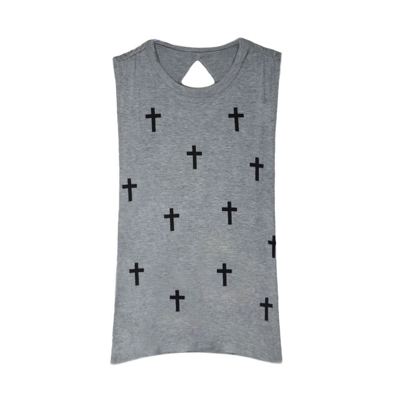 CROSS SLEEVELESS TOP - product image