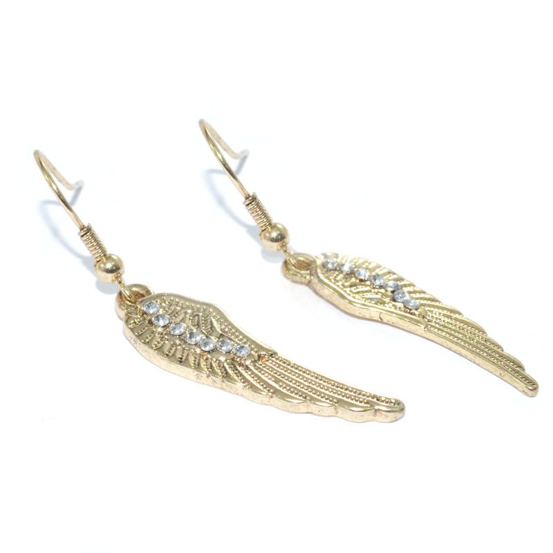 ANGEL WING DROP EARRINGS - product image