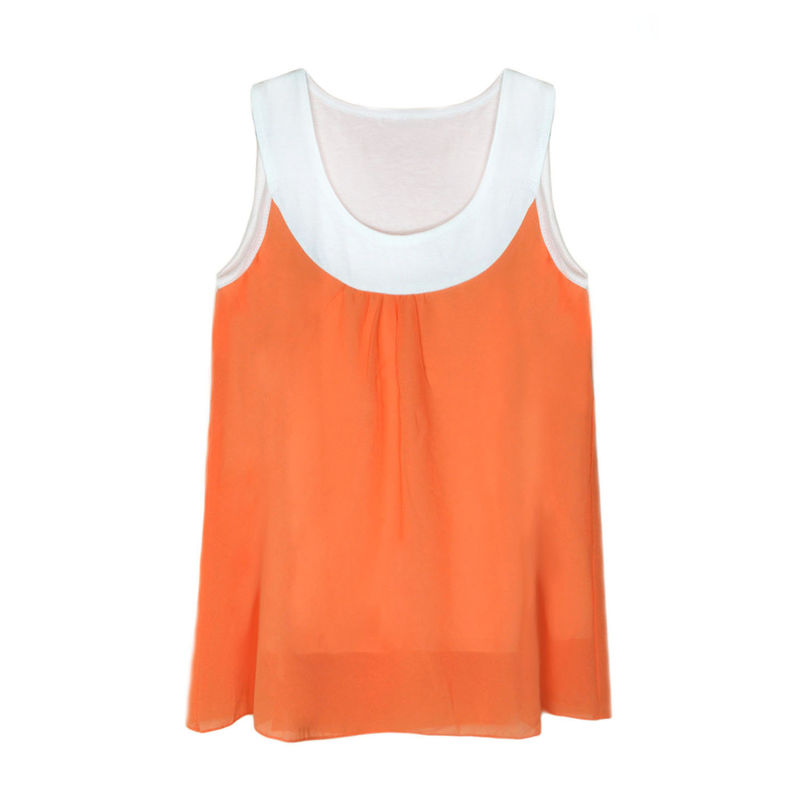 TWO TONE LAYERED VEST - product image
