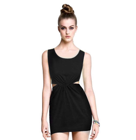 KNOT DETAIL DRESS - product image