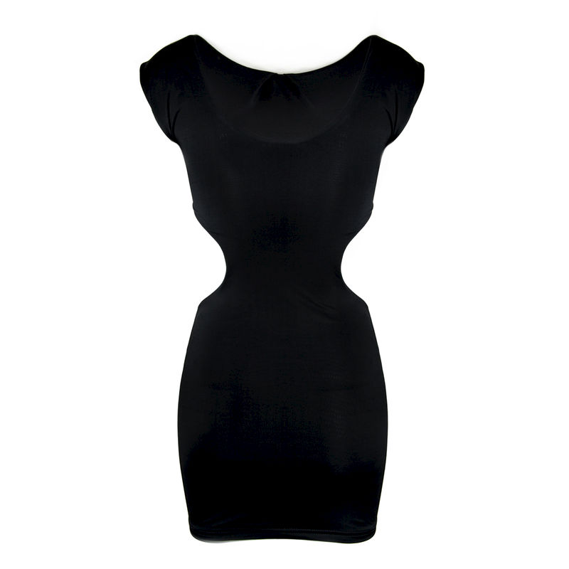 BLACK SHIFT DRESS - product image