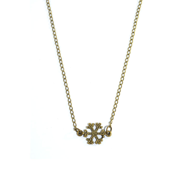 VINTAGE SNOWFLAKE NECKLACE - product image
