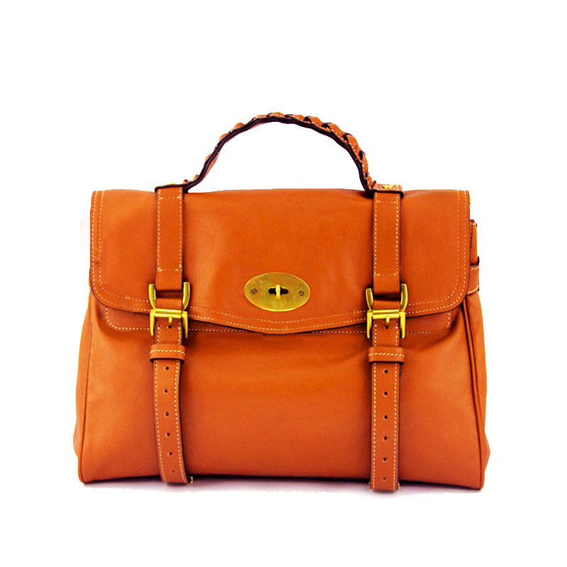 DOUBLE BUCKLE AND LOCK SATCHEL BAG - product image