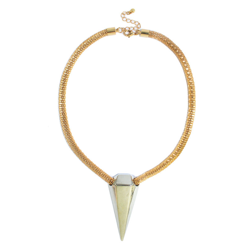 SHINY DIAMOND PENDANT NECKLACE - product image