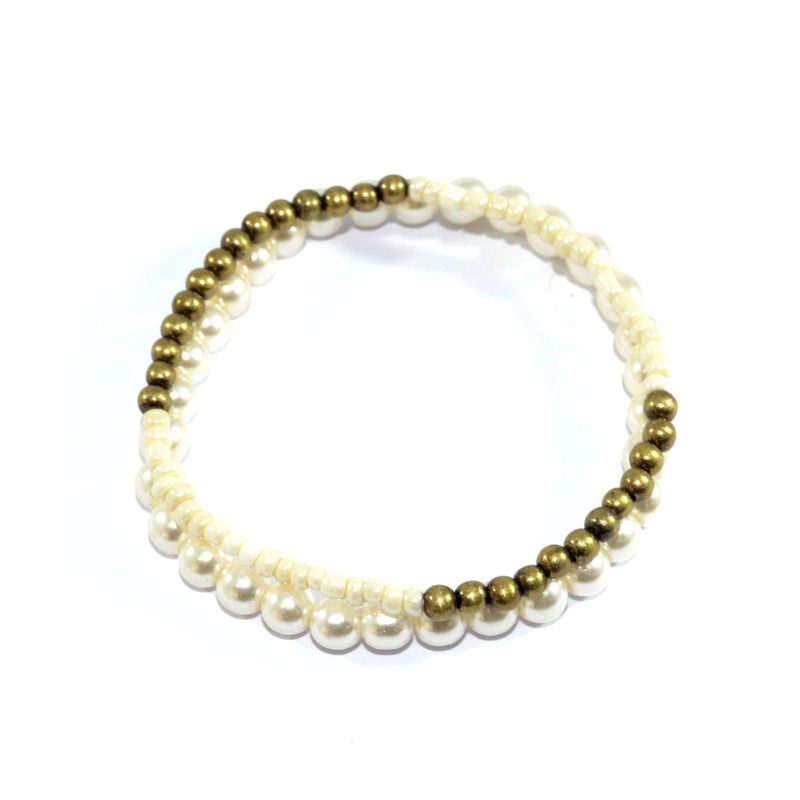 PEARL AND BEAD BRACELET SET - product image