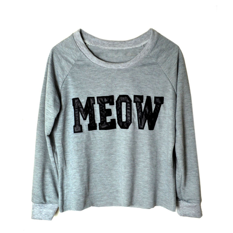 MEOW CROPPED JUMPER - product image