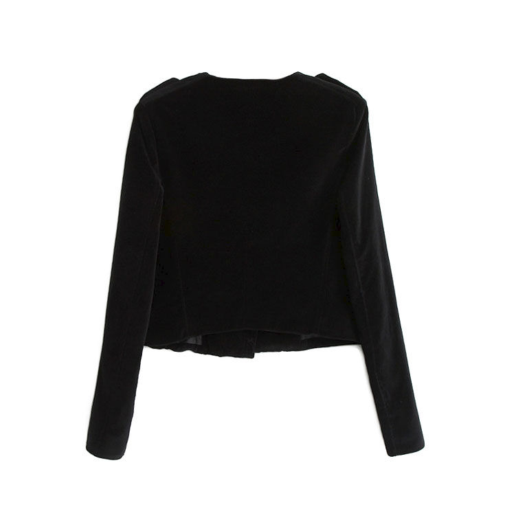 BLACK VELVET JACKET - product image