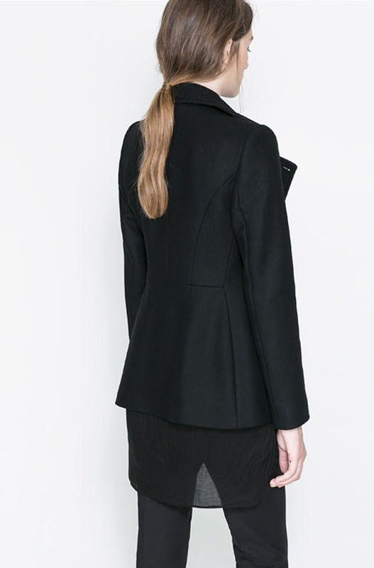 COAT WITH METALLIC BUTTON - product image