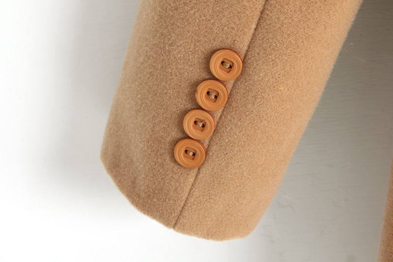 LAPEL KHAKI COAT - product image