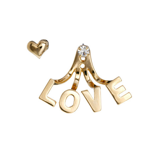 Heart And Love Earring Set Rings Tings Online Fashion Heart And Love Earring Set Product Image