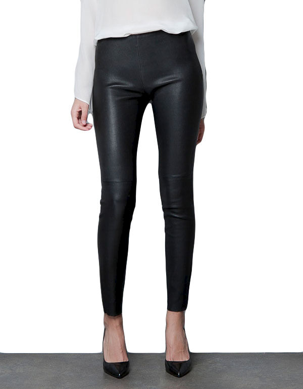 LEATHER LOOK TROUSERS - product image