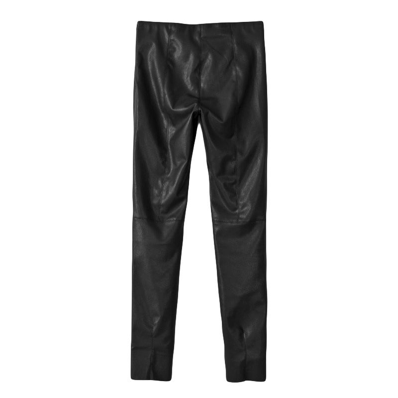 LEATHER LOOK TROUSERS - product image