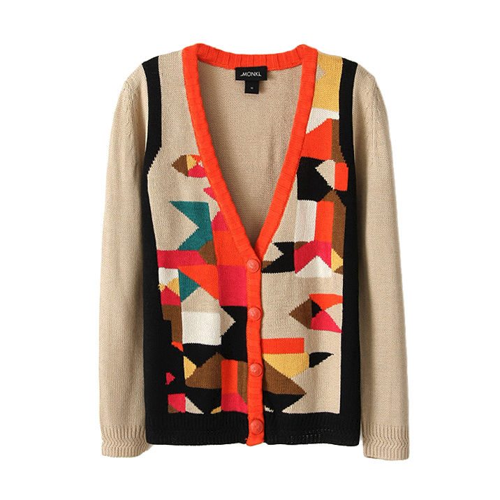 BLOCK COLOUR CARDIGAN - product image
