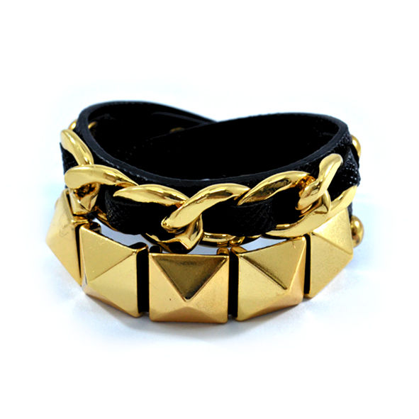 PYRAMID WITH CHAIN BRACELET - product image