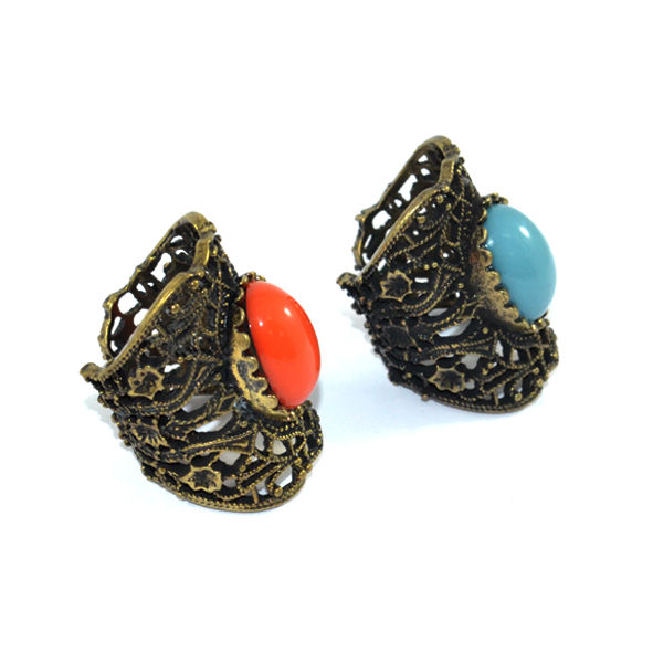 FILIGREE WITH CRYSTAL RING - product image