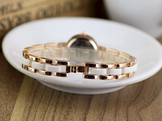 GOLD WITH WHITE TONE WATCH - product image