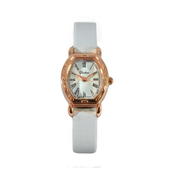 VINTAGE STYLE LEATHER LOOK STRAP WATCH - product image