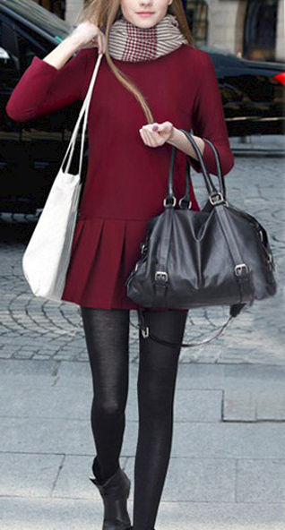 MINIMAL PLEATED DRESS - product image