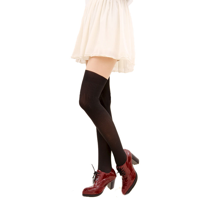STRIPED SUSPENDER TIGHTS - product image
