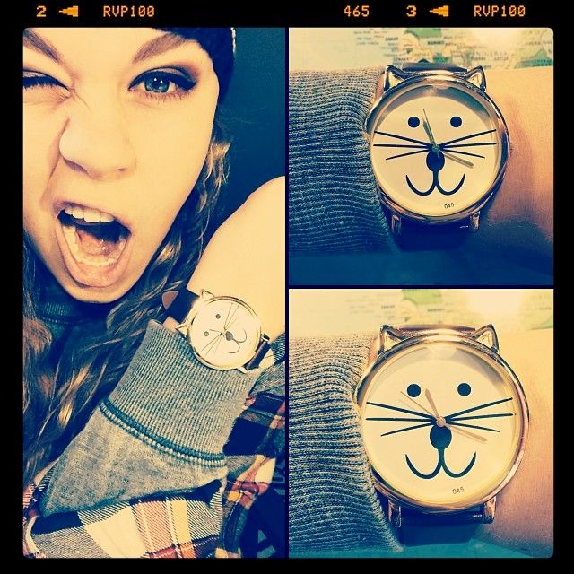 FAUX LEATHER CAT WATCH - product image