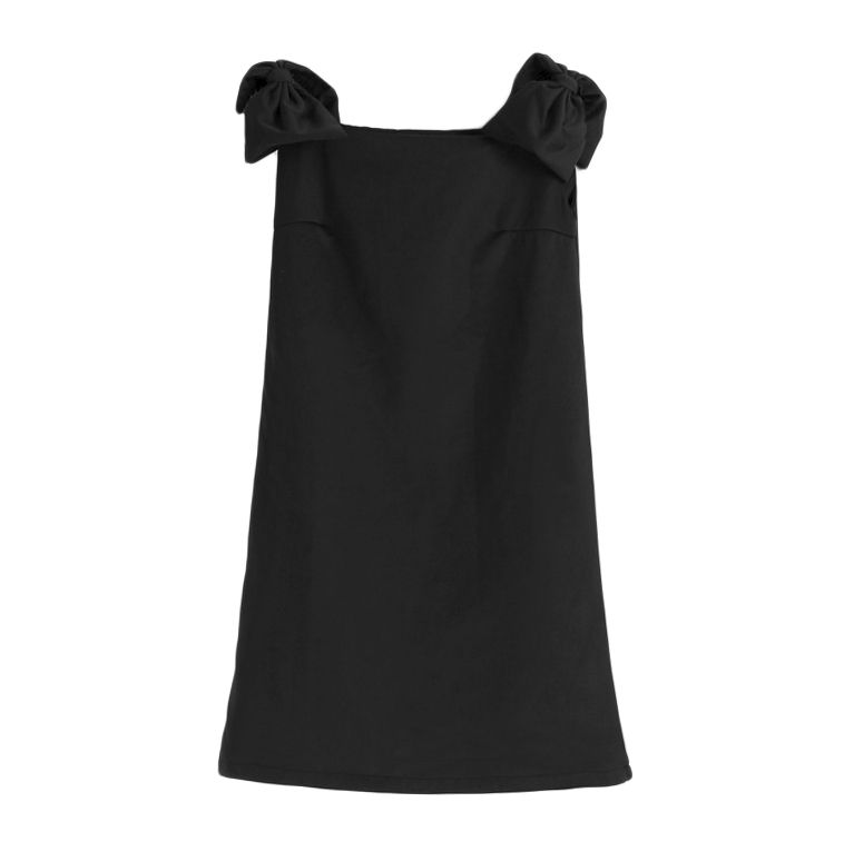 OFF SHOULDER BOW DRESS - product image