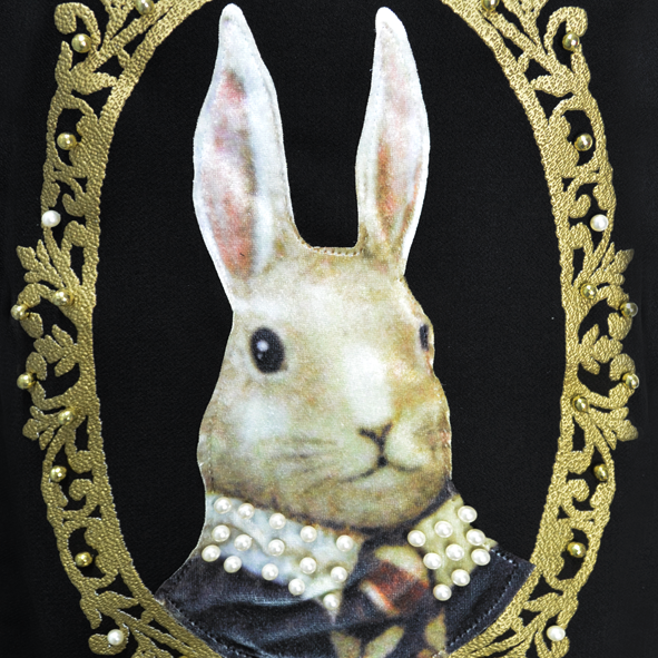 RABBIT CHIFFON SHIRT - product image