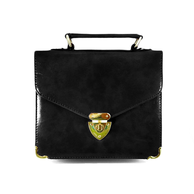 VINTAGE STYLE LEATHER SHOULDER BAG - product image