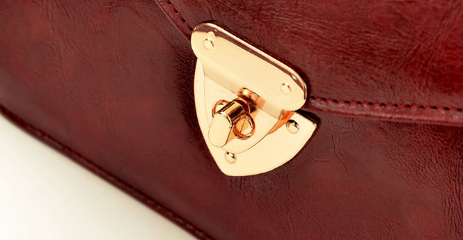 VINTAGE STYLE LEATHER SHOULDER BAG - product image