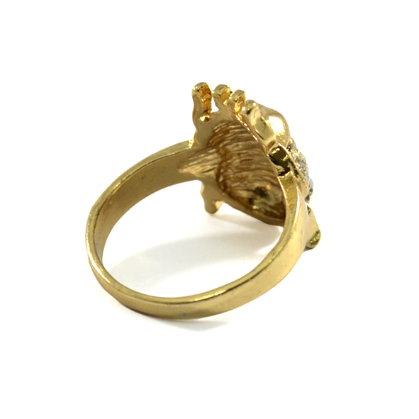 CRYSTAL BEETLE RING - product image