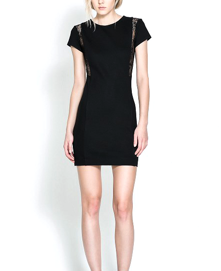 SIDE LACE DRESS - product image